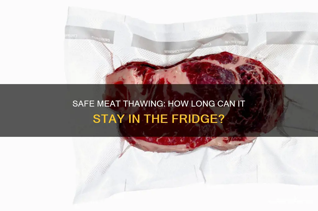 how long can meat thaw in refrigerator