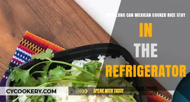 Mexican Cooked Rice Storage: Refrigerator Shelf Life Explained