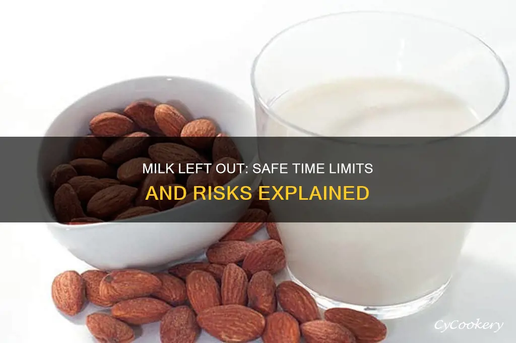 how long can milk be left out of refrigerator