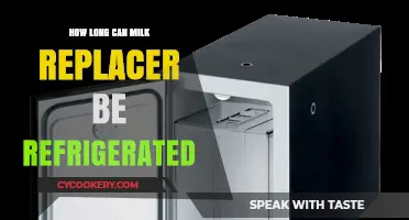 Milk Replacer Refrigeration: How Long Can It Stay Fresh?