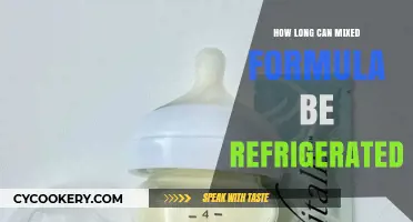 Refrigerating Mixed Formula: Safe Storage Duration for Your Baby's Nutrition
