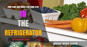 Refrigerated Moist Dog Food: Safe Storage Duration Explained