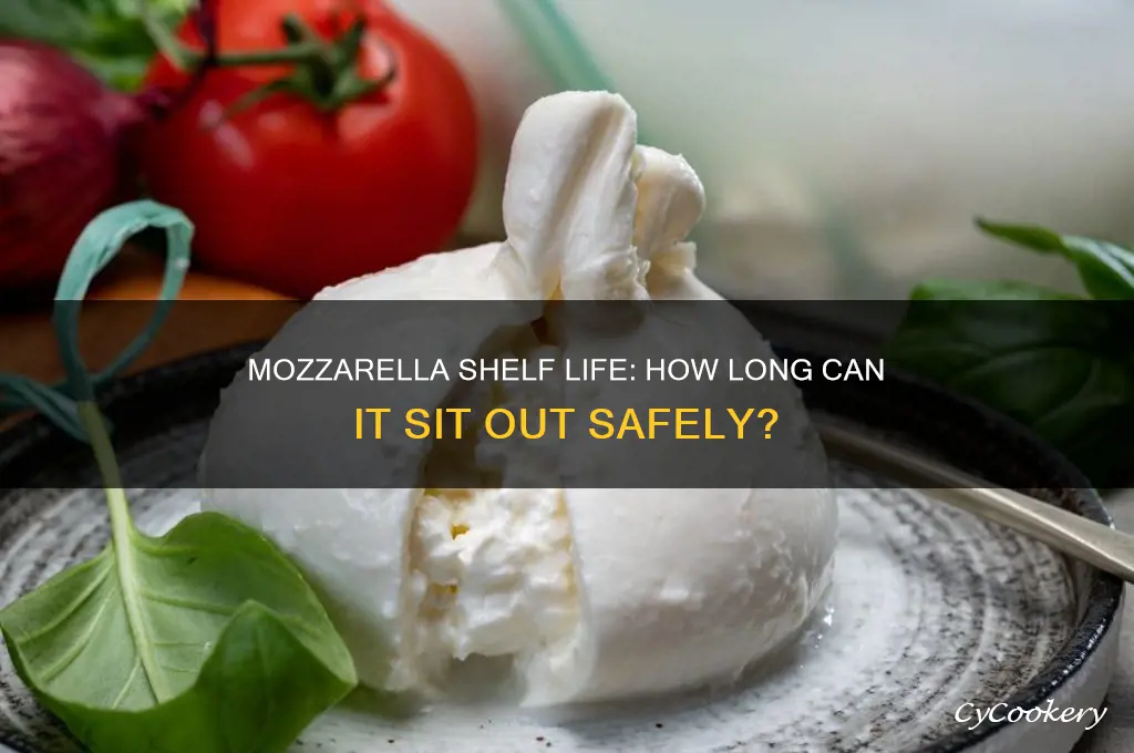 how long can mozzarella cheese be out of the refrigerator