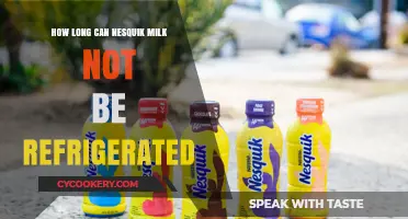 Nesquik Milk Shelf Life: How Long Can It Sit Out?