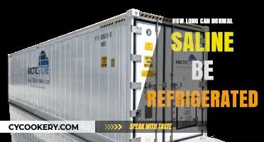 Refrigerating Normal Saline: Safe Storage Duration and Best Practices
