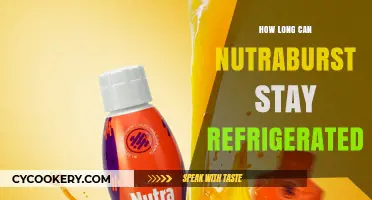 Refrigerating Nutraburst: Optimal Storage Duration for Freshness and Potency
