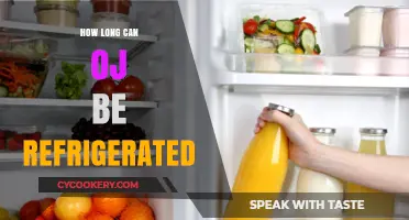 How Long Can Orange Juice Stay Fresh in the Fridge?