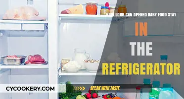 Opened Baby Food Storage: Refrigerator Shelf Life Explained