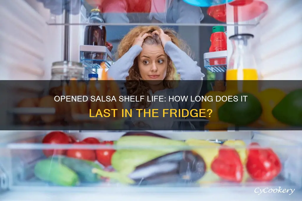how long can opened salsa stay in the refrigerator