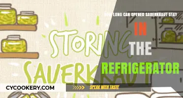 Opened Sauerkraut Shelf Life: Refrigerator Storage Tips and Duration