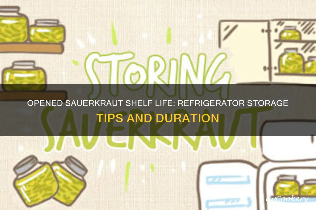 how long can opened sauerkraut stay in the refrigerator