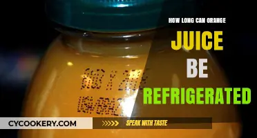 Refrigerated Orange Juice Shelf Life: How Long Does It Last?