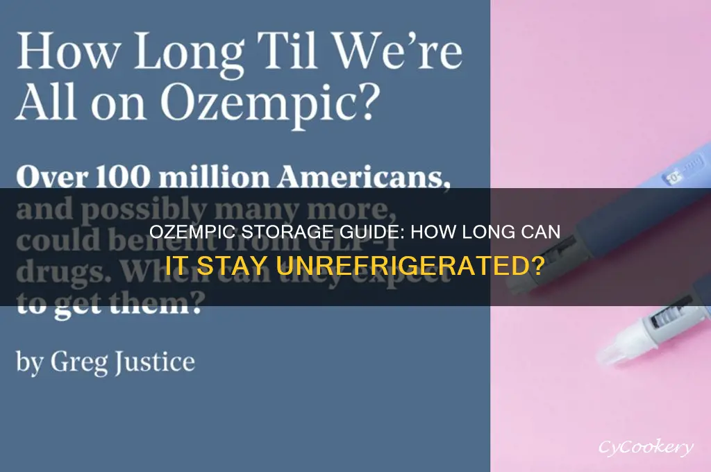 how long can ozempic be left out of refrigerator