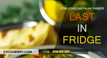 Storing Palak Paneer: How Long Does it Last?