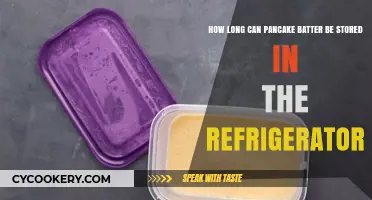 Storing Pancake Batter: Refrigerator Shelf Life and Freshness Tips