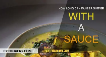 Simmering Sauce: How Long Can Paneer Take the Heat?