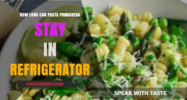 Pasta Primavera Storage: How Long Does It Last in the Fridge?