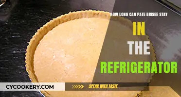 Pate Brisee Refrigerator Storage: How Long Does It Last?
