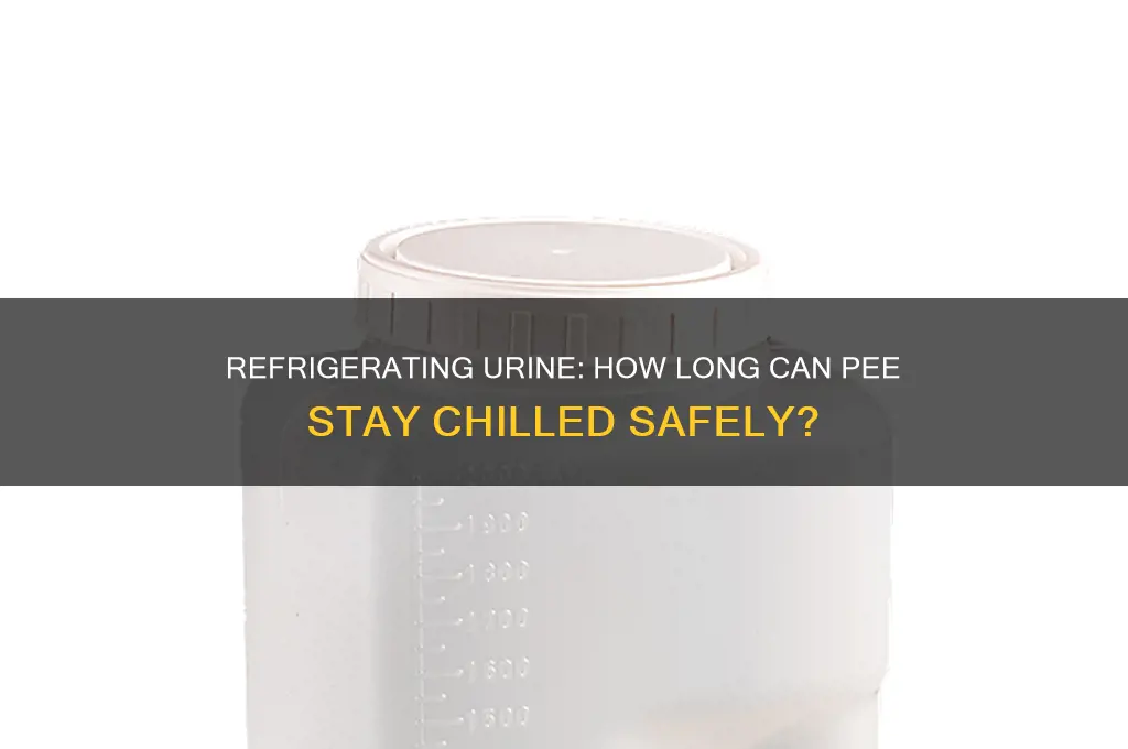 how long can pee be refrigerated