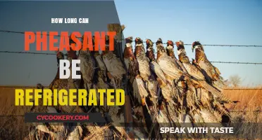 Refrigerating Pheasant: Safe Storage Duration and Freshness Tips