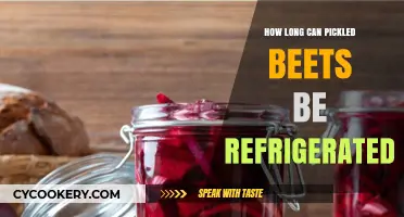 Refrigerated Pickled Beets: Optimal Storage Duration and Freshness Tips