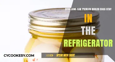 Refrigerated Pickled Boiled Eggs: Shelf Life and Storage Tips