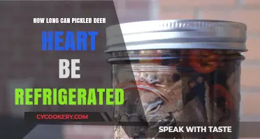 Refrigerating Pickled Deer Heart: Optimal Storage Duration and Safety Tips