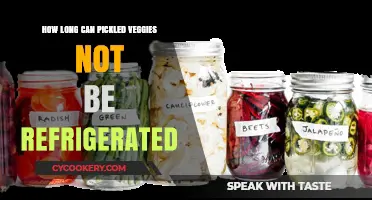 Shelf Life Secrets: How Long Pickled Veggies Last Without Refrigeration