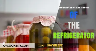 How Long Can Pickles Stay Out of the Fridge?
