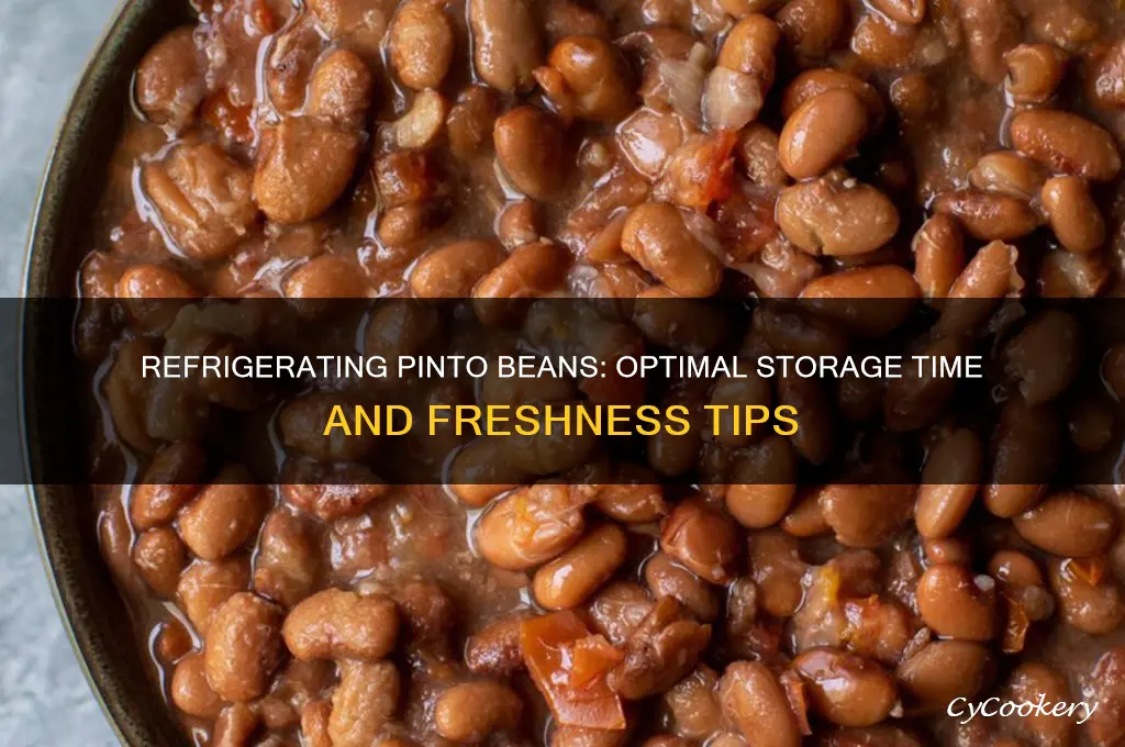 how long can pinto beans be refrigerated
