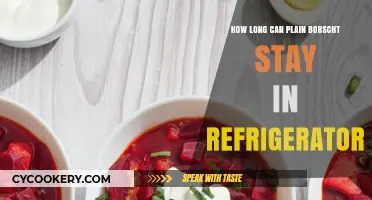 How Long Does Plain Borscht Last in the Fridge?