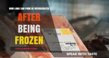 Refrigerating Thawed Pork: Safe Storage Time After Freezing Explained