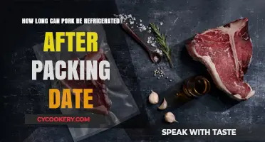 Refrigerated Pork Shelf Life: How Long After Packing Date?
