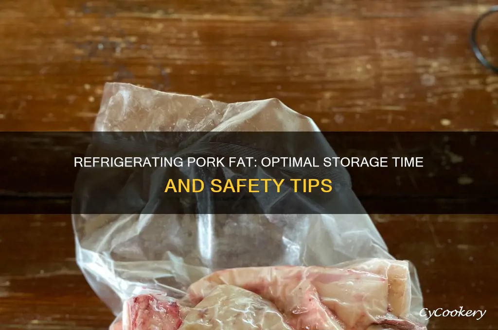 how long can pork fat be refrigerated
