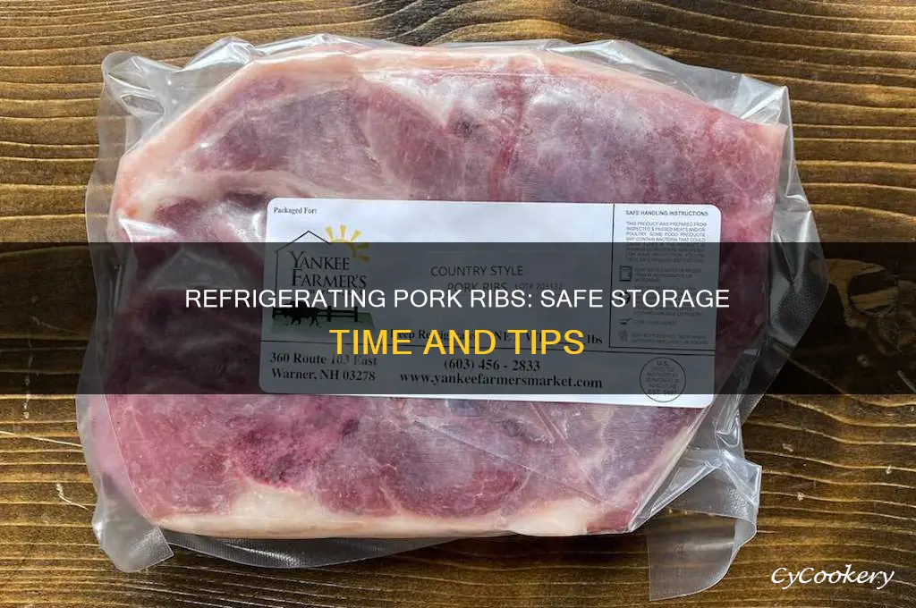 how long can pork ribs be refrigerated