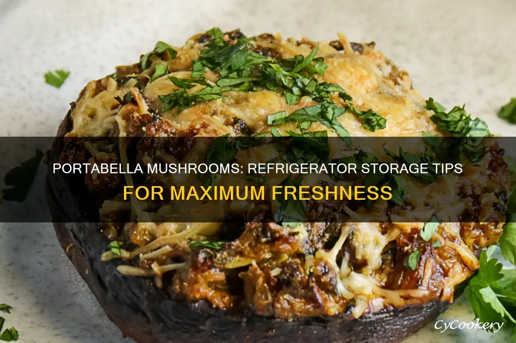 how long can portabella mushrooms stay in refrigerator