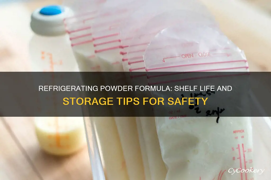 how long can powder formula be refrigerated