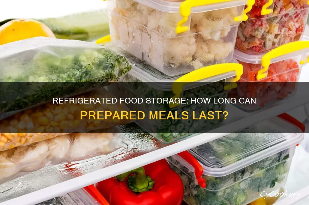 how long can prepared food be refrigerated