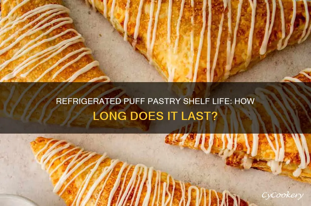 how long can puff pastry stay in the refrigerator