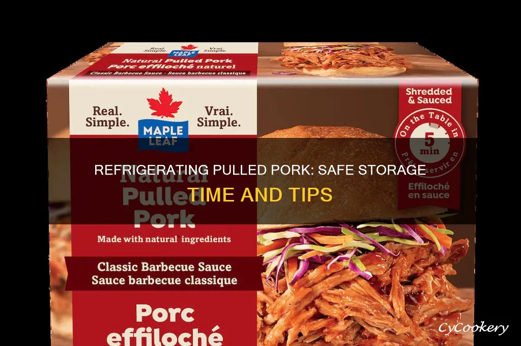 how long can pulled pork be refrigerated