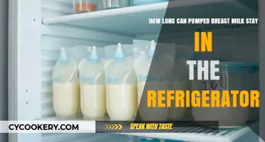 Storing Pumped Breast Milk: Refrigerator Shelf Life Explained