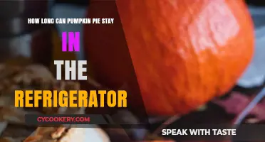 Refrigerated Pumpkin Pie: How Long Does It Stay Fresh?