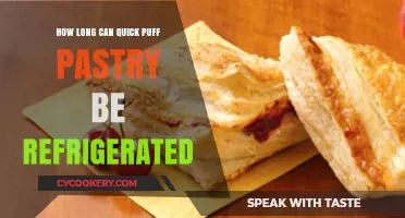 Refrigerating Quick Puff Pastry: Optimal Storage Time and Tips