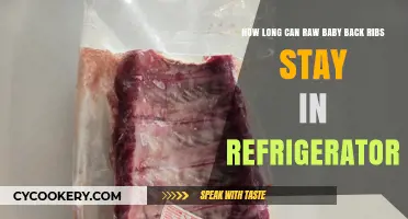 Storing Baby Back Ribs: Safe Refrigeration Time for Raw Meat