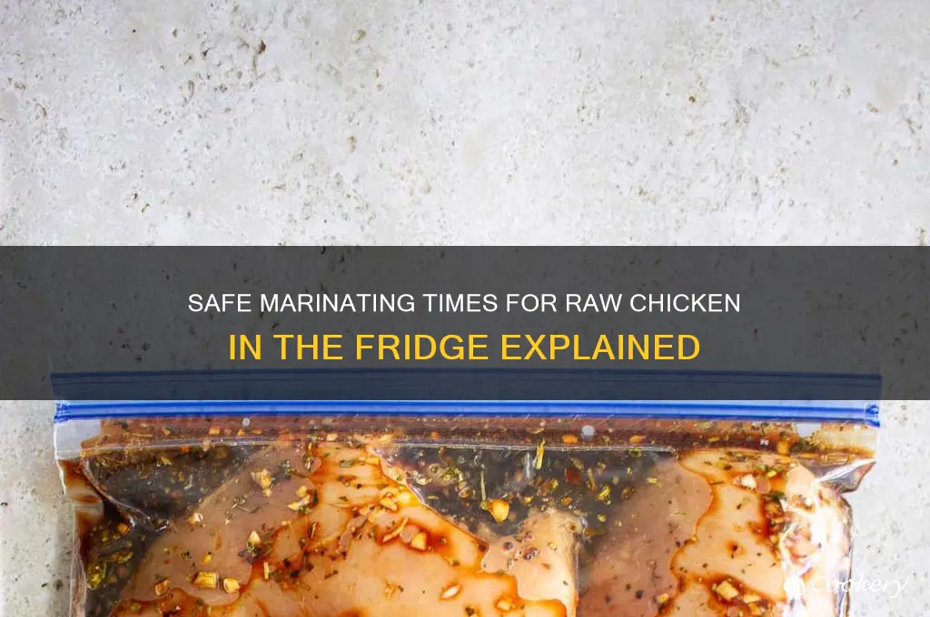 how long can raw chicken marinate in the refrigerator