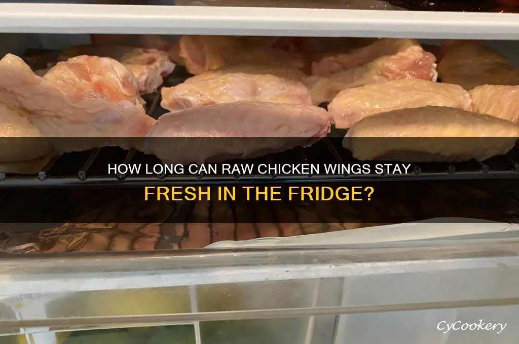 how long can raw chicken wings stay in the refrigerator