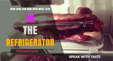 Storing Raw Deer Meat: Refrigerator Shelf Life and Safety Tips