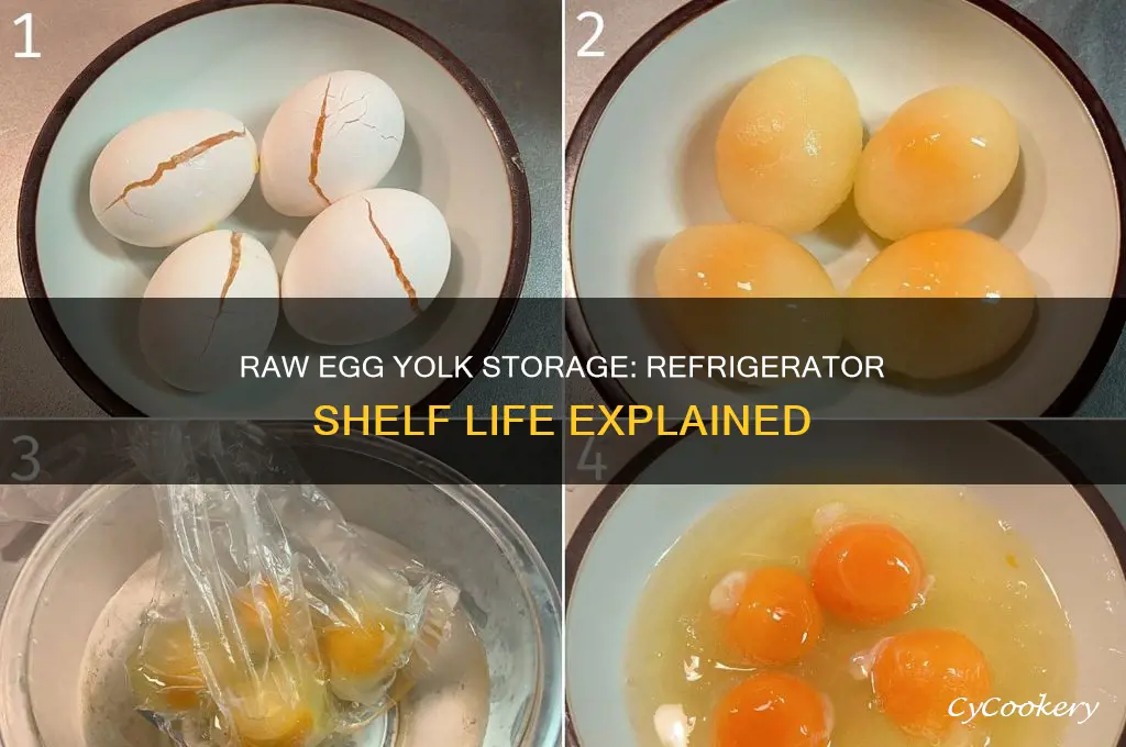 how long can raw egg yolks stay in the refrigerator