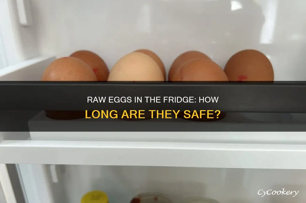 how long can raw eggs stay in the refrigerator