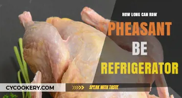 Storing Raw Pheasant: Safe Refrigeration Time and Tips